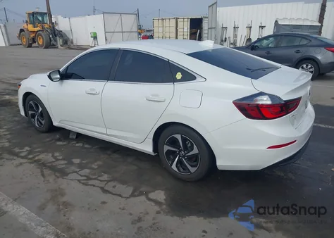 2022 Honda Insight Ex z USA, uszkodzony, nr VIN 19XZE4F57NE013376